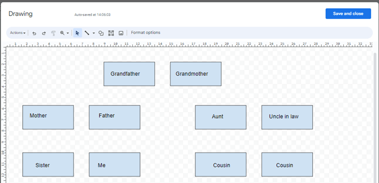 google docs family tree template