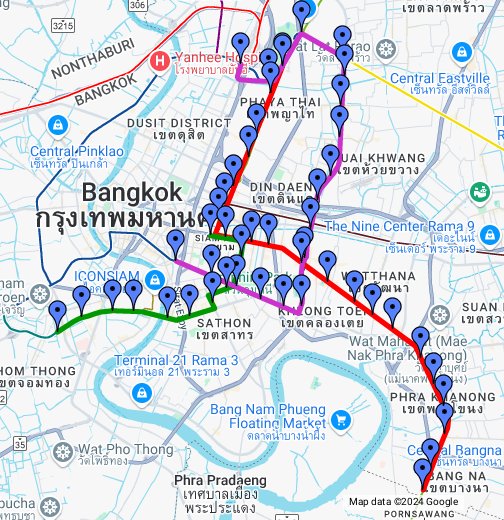 google map bangkok