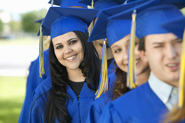 grad cap tassel side