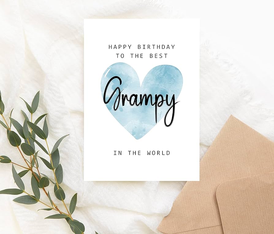 grampy birthday card