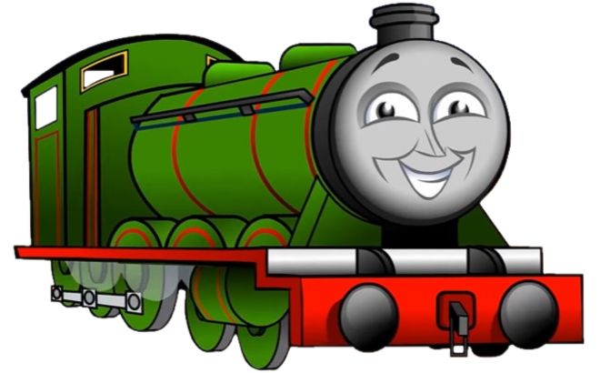 green train on thomas the tank engine