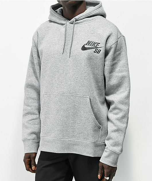 grey nike sb hoodie