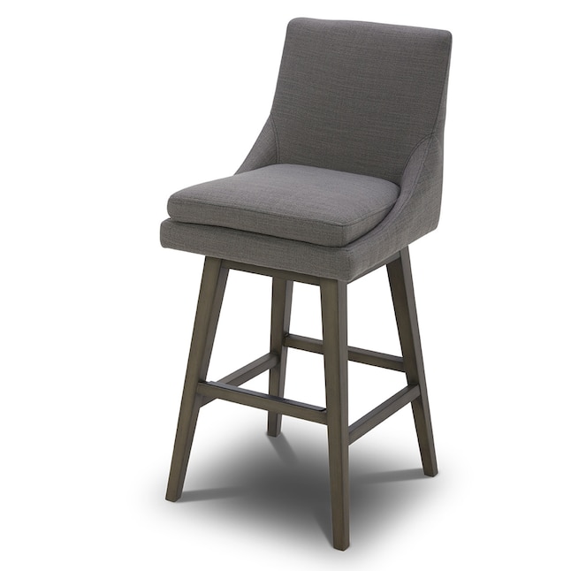 grey swivel counter stools with backs