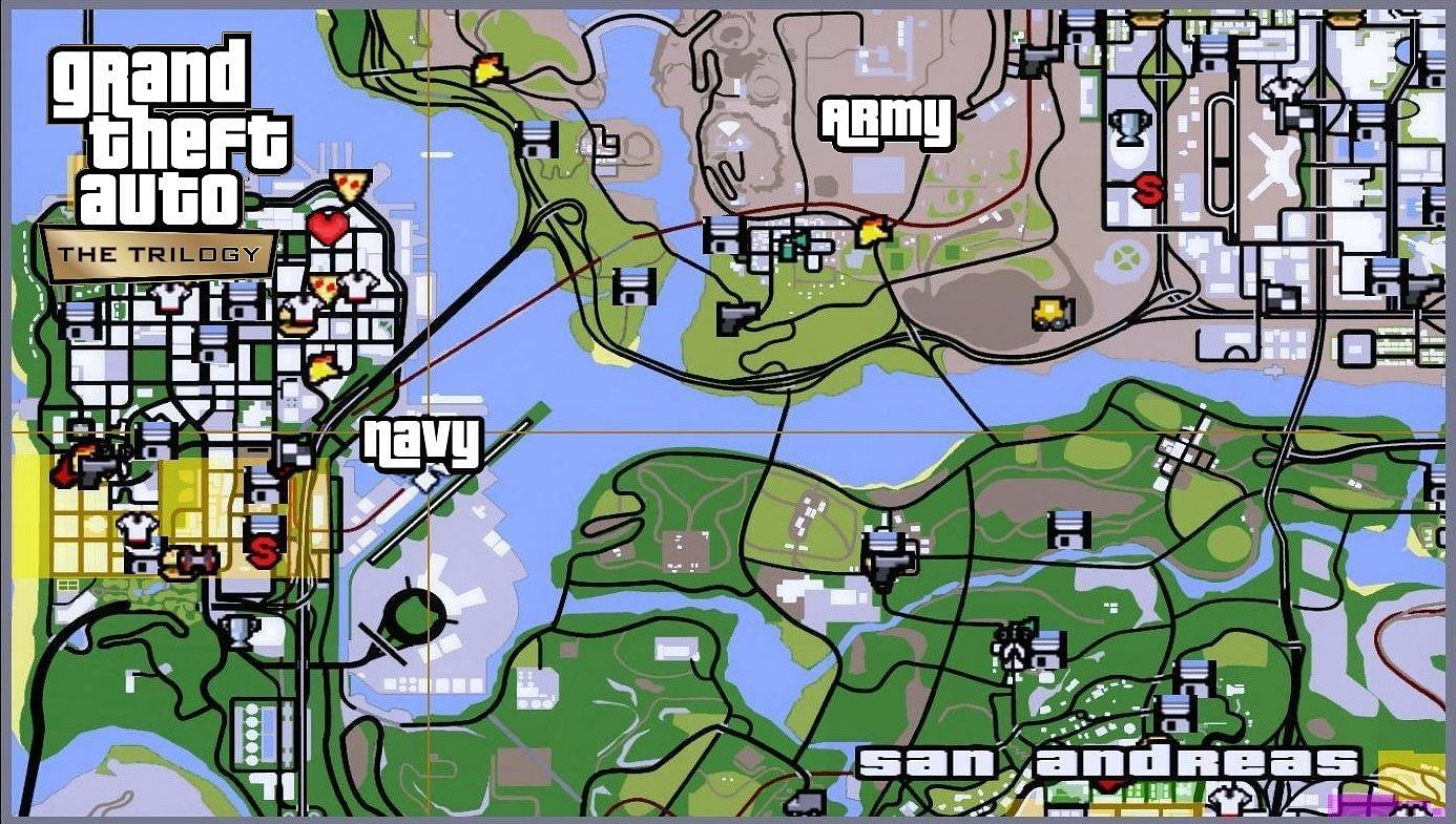 gta san andreas area 51 map location