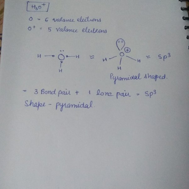 h3o+ molecular geometry