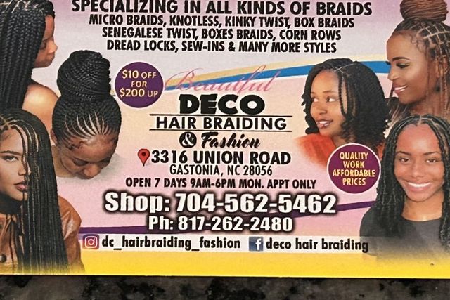 hair braiding gastonia nc