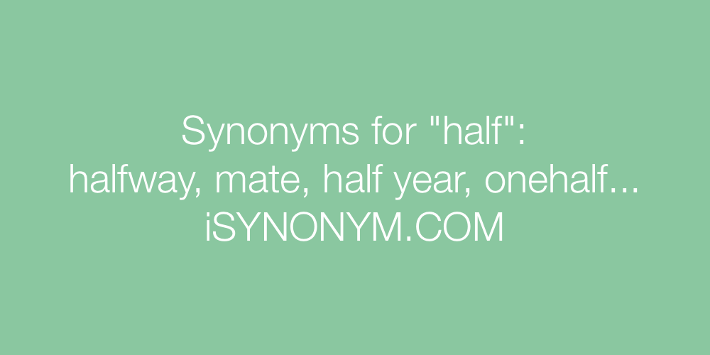 half synonym