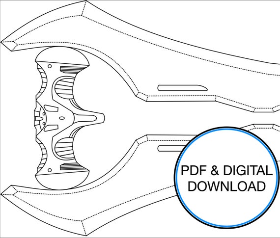 halo energy sword template