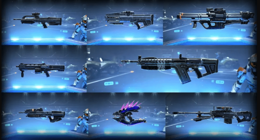 halo infinite hardlight weapons