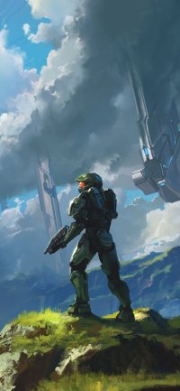 halo phone wallpaper