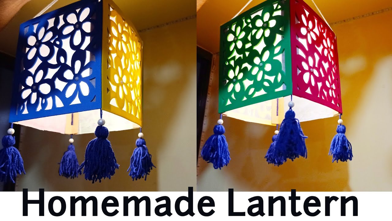 handmade diwali lantern