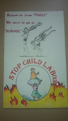 handmade poster on social awareness