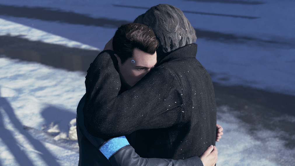 hank connor hug