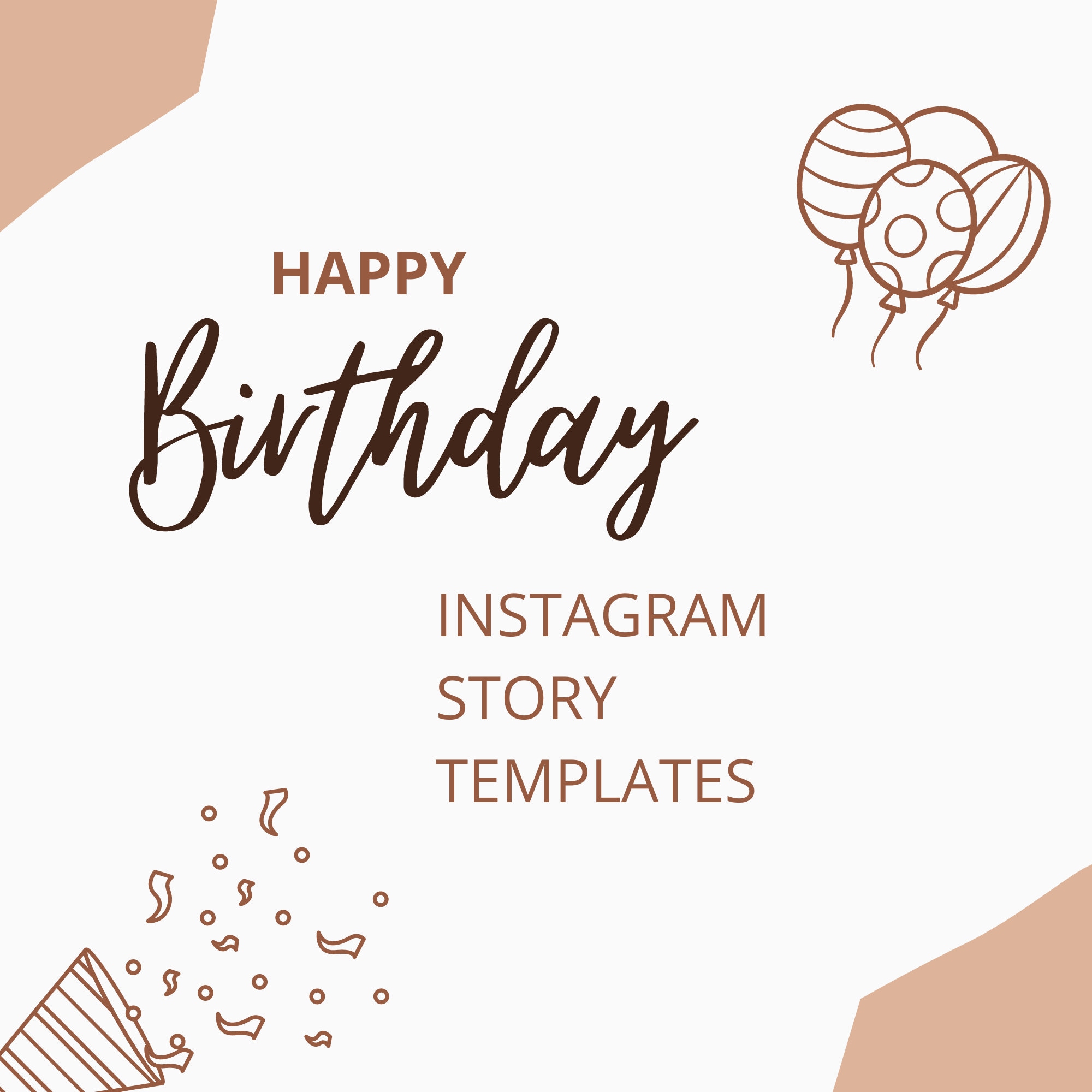 happy birthday instagram story