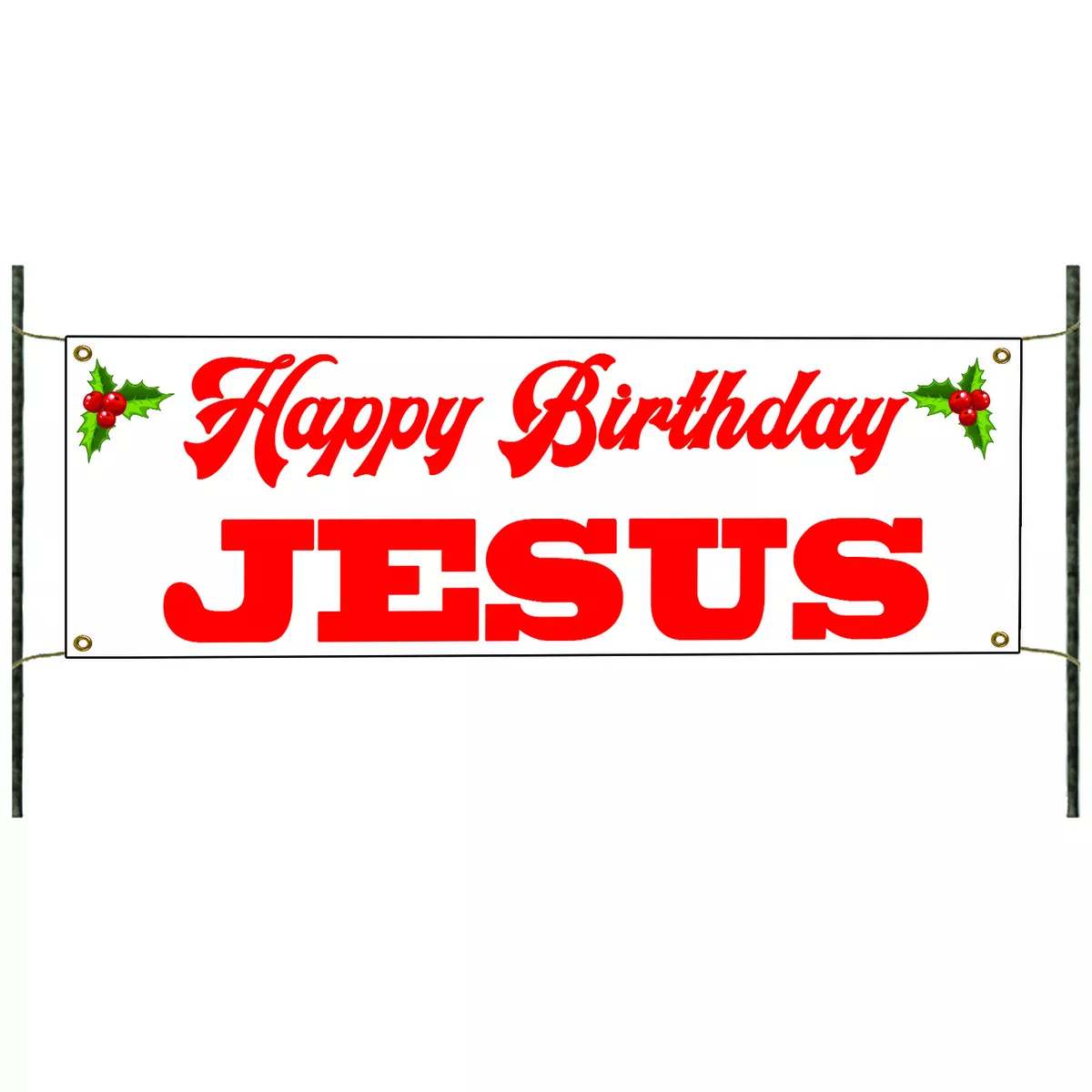 happy birthday jesus banner