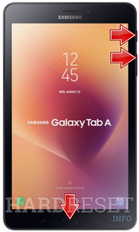 hard reset samsung tab a