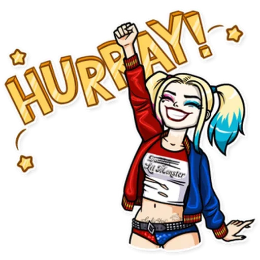 harley quinn telegram stickers