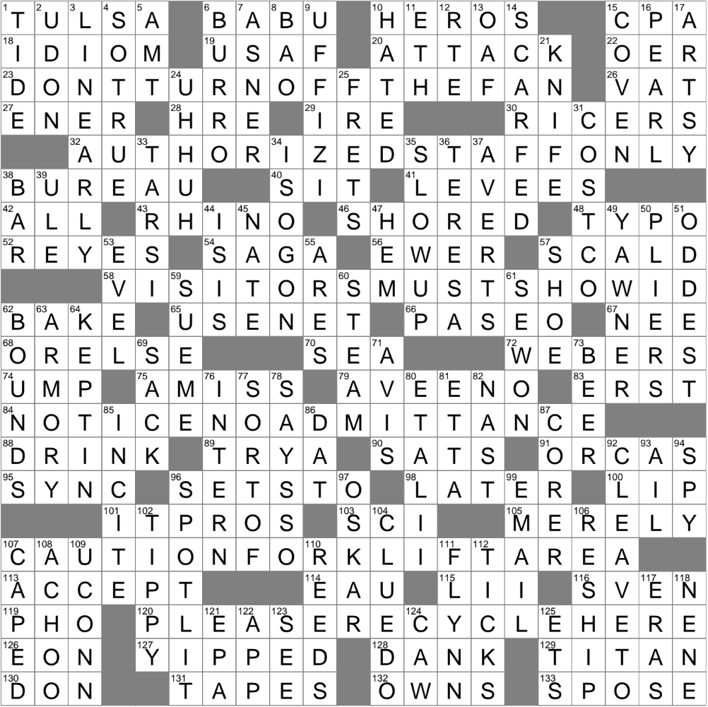 harmonized crossword clue