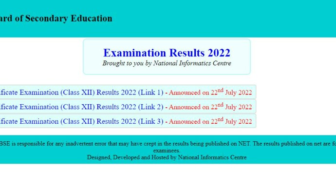 has cbse released result 2022