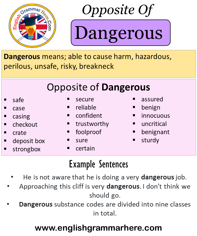 hazardous antonym