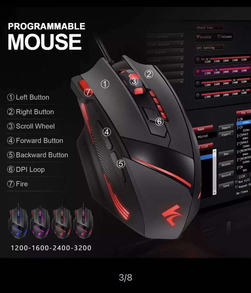 hcman gaming mouse