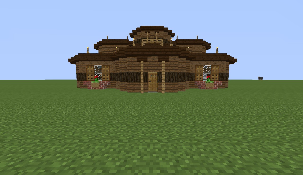 hexagon house minecraft