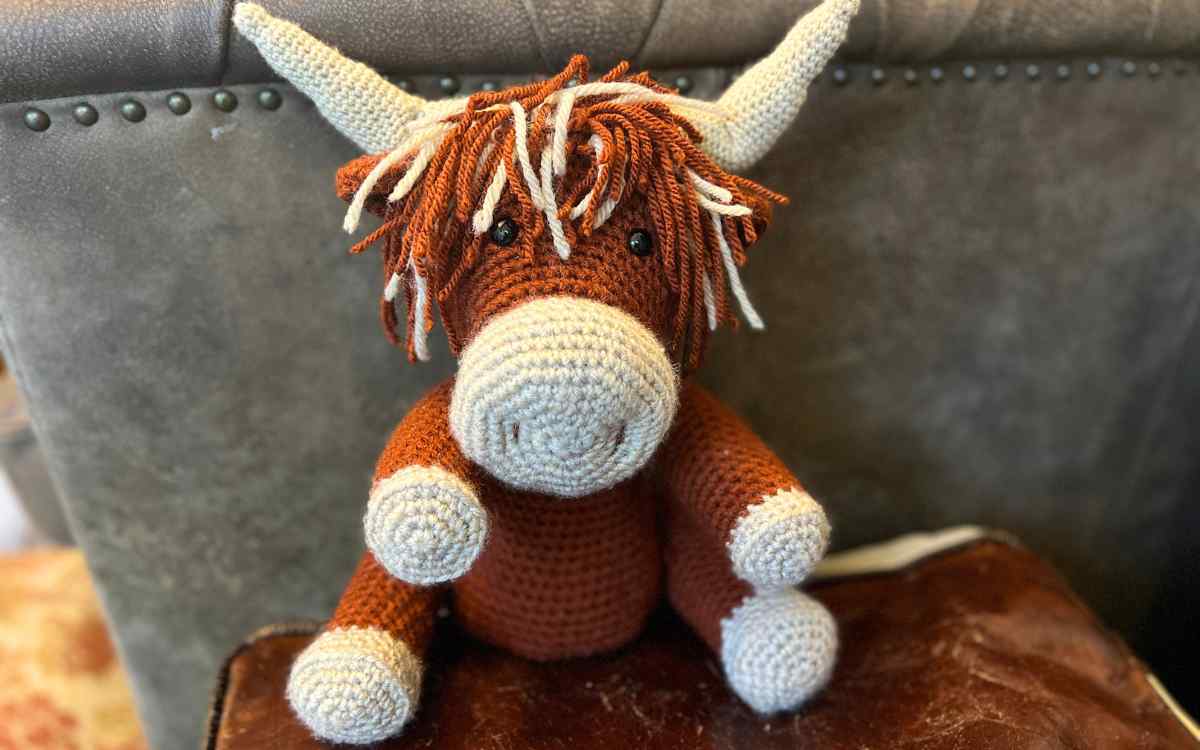 highland cow crochet pattern free