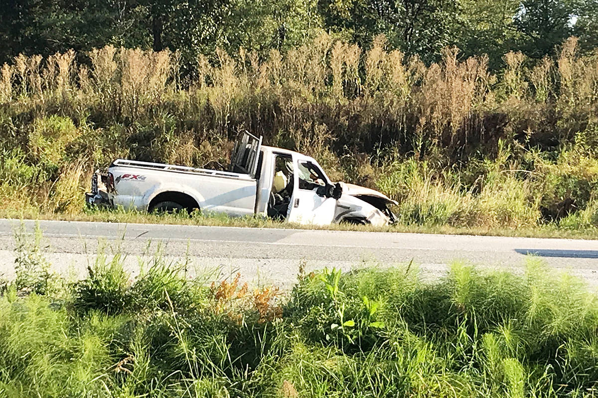 highway 1 accident today langley