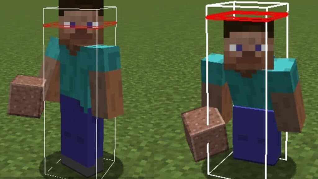 hitboxes minecraft