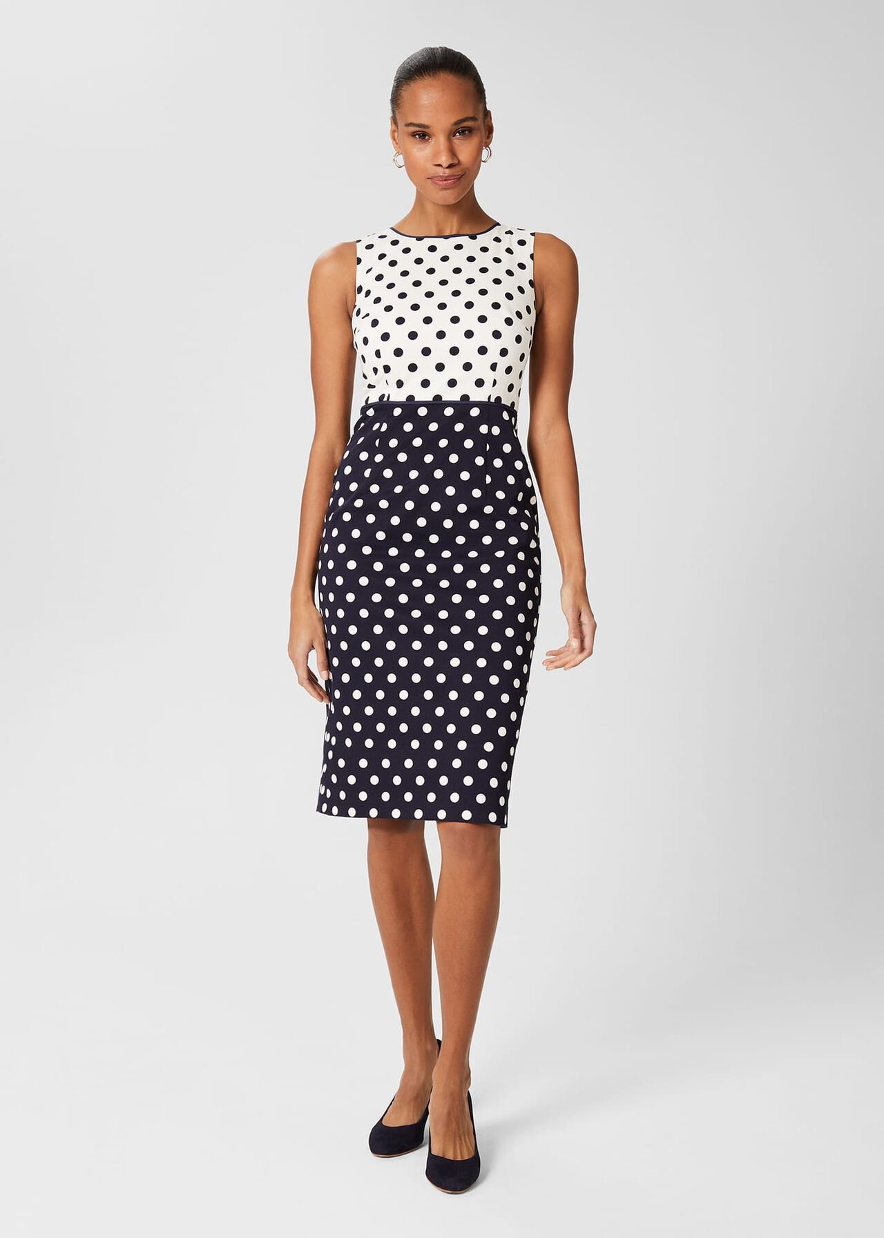 hobbs spotty dress