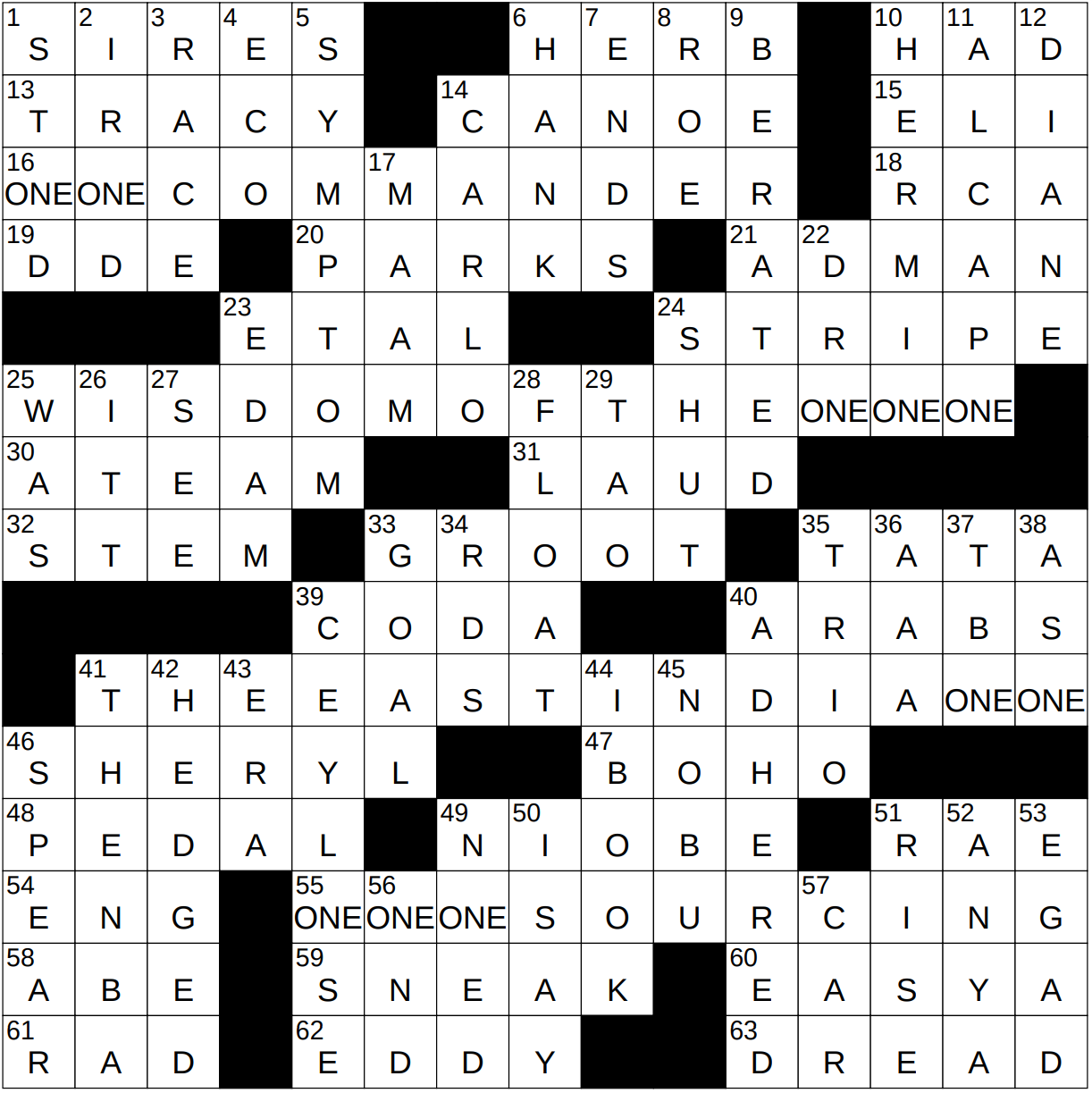 holed crossword clue