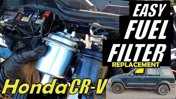 honda crv 2003 fuel filter location