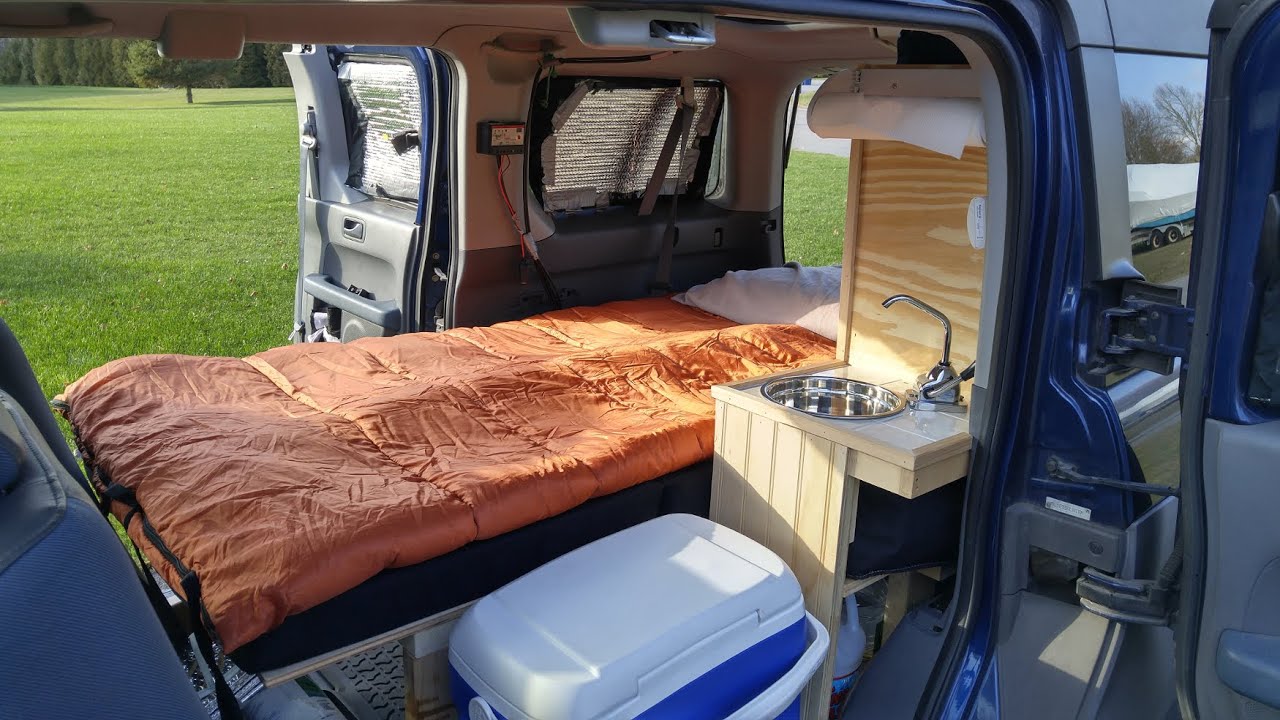 honda element camping