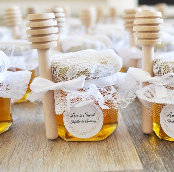 honey jar wedding favors