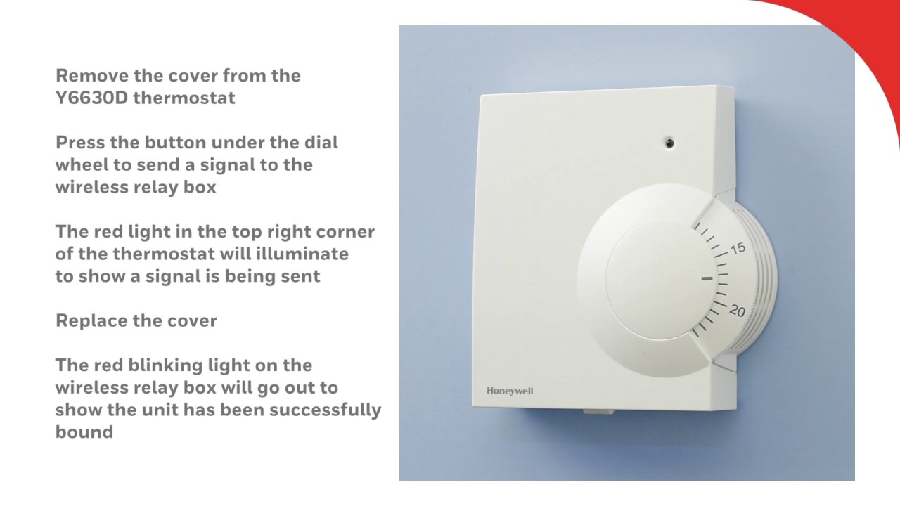 honeywell wireless thermostat instructions