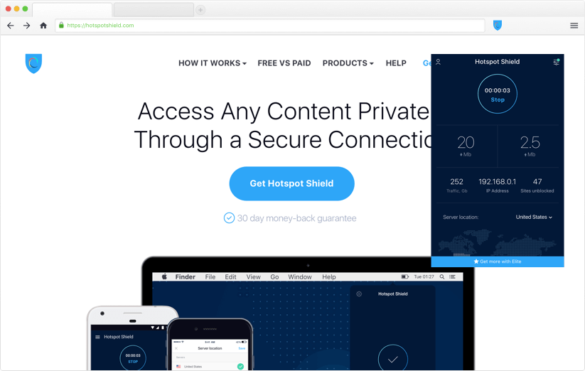 hotspot shield extension