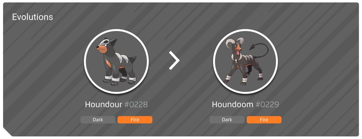 houndour evolve