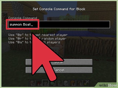 how do i use a command block