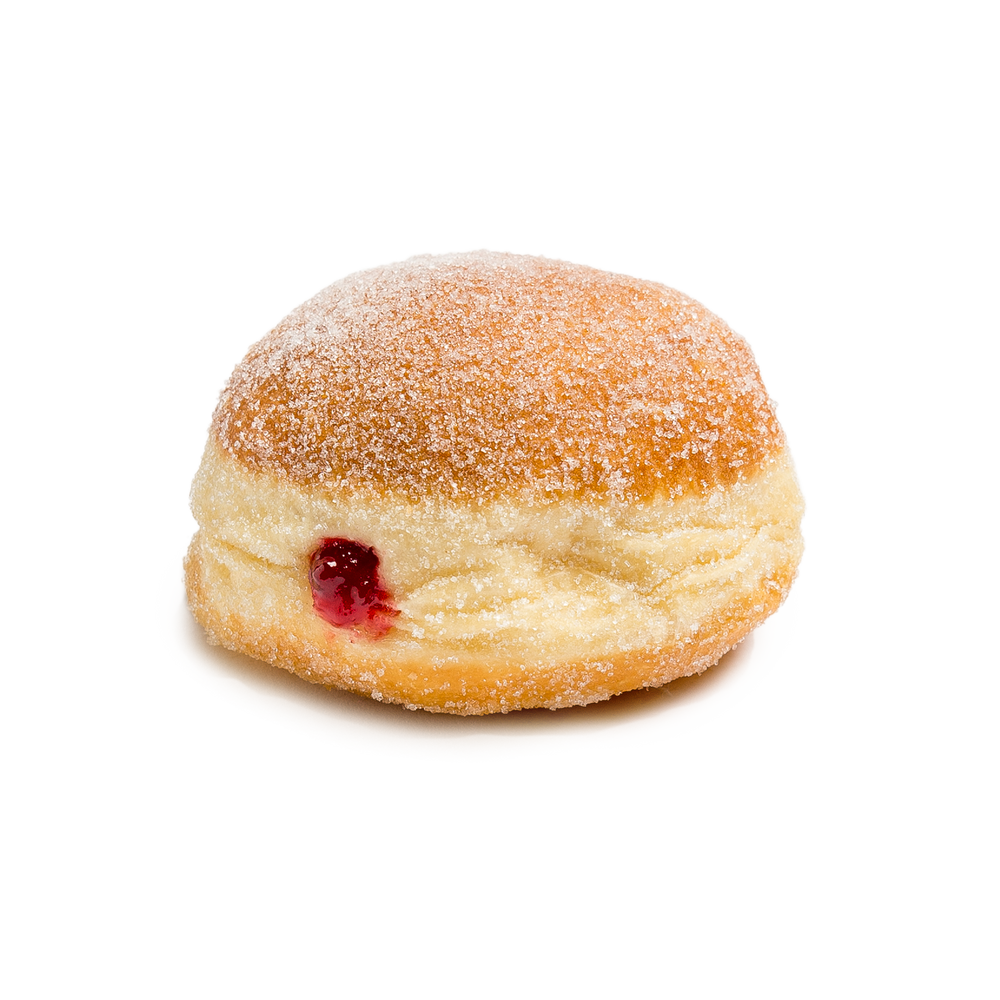 how many calories are in a jam doughnut