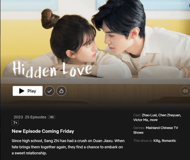 how many episodes are there in hidden love