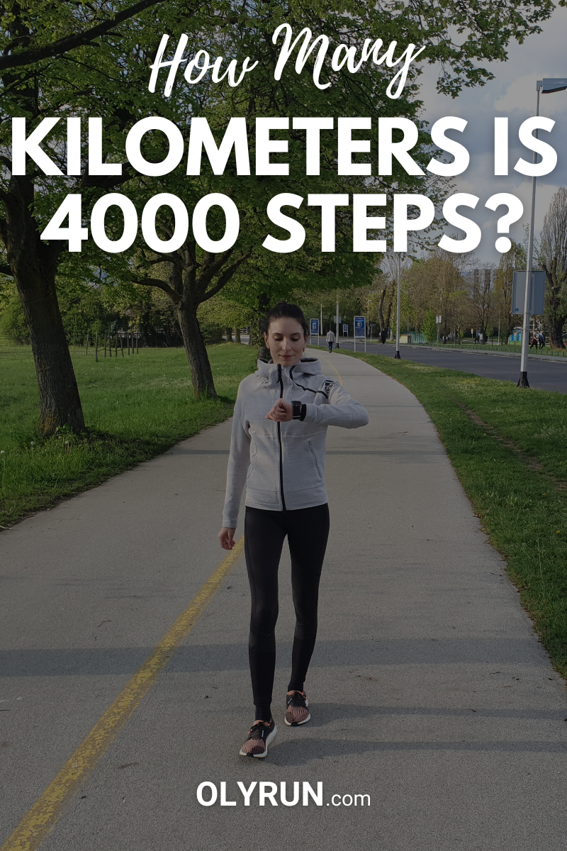 how many km is 4000 steps