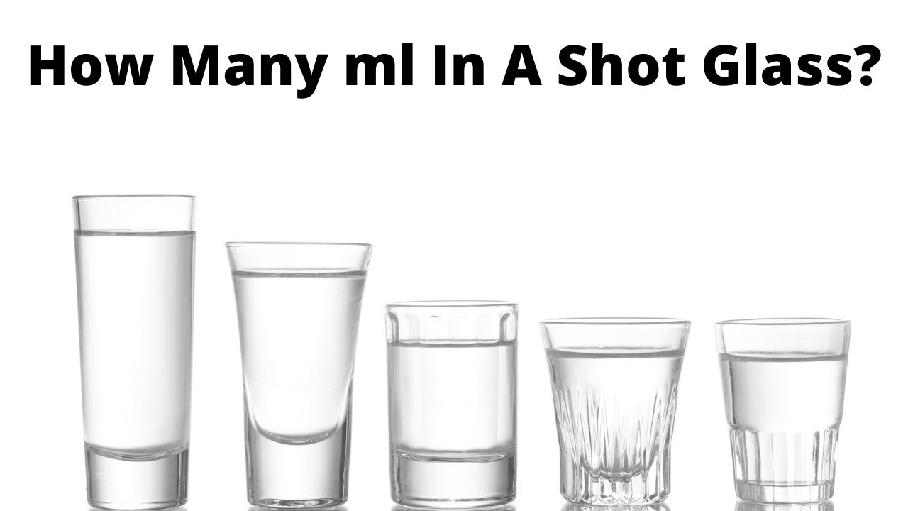 how many ml is a shot of liquor