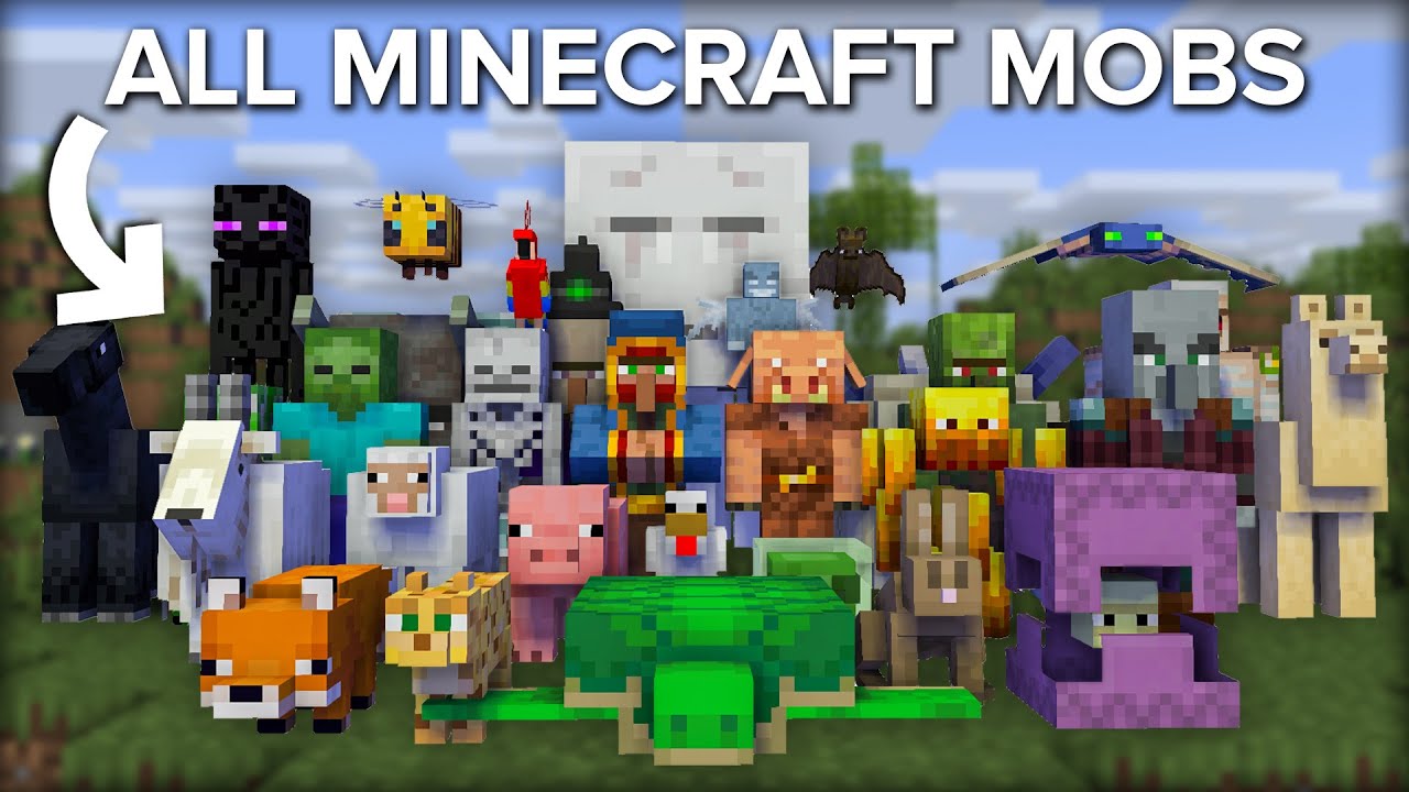 how many mobs are in minecraft