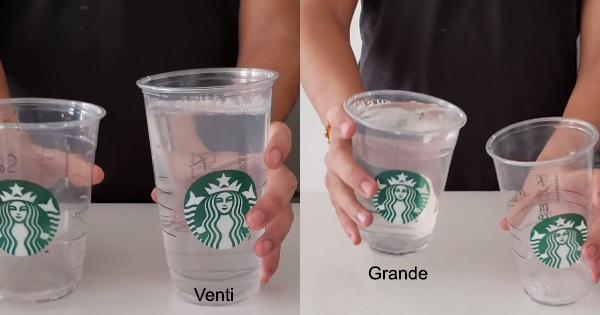 how many oz in a starbucks venti cup