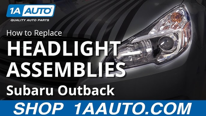 how to change a headlight on a subaru outback