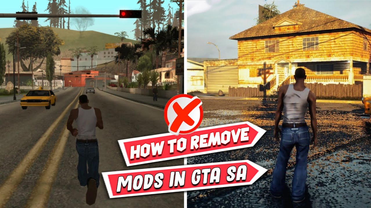 how to delete gta san andreas