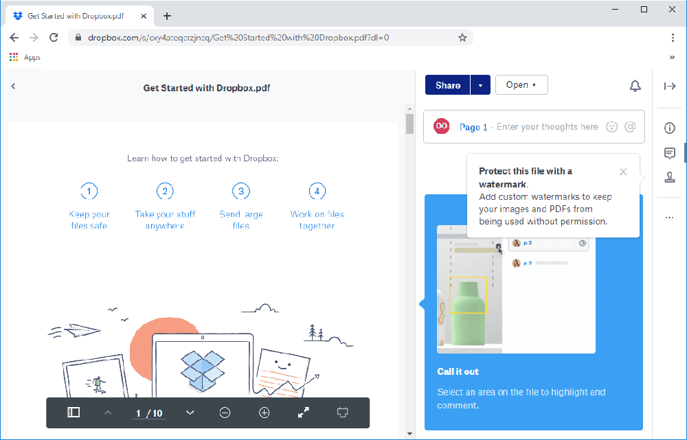 how to download from dropbox