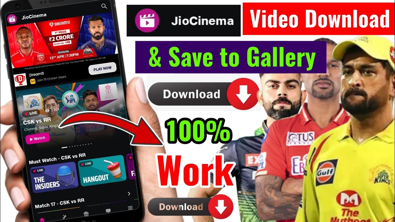 how to download video from jio cinema in sd card