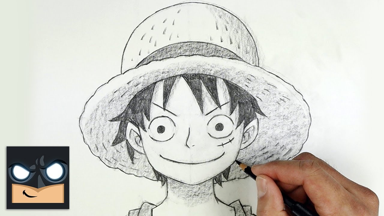 how to draw luffy