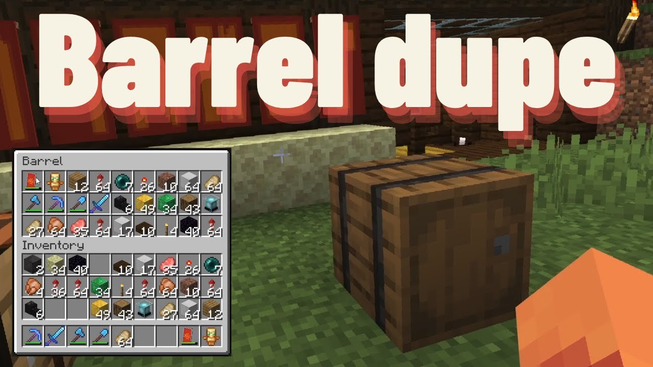 how to dupe items in minecraft